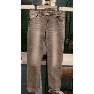 Old Navy Mid-Rise Boyfriend‎ Gray Denim Jeans Casual Relaxed Fit Size 4